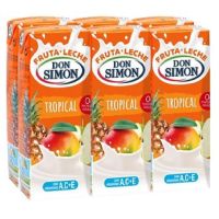 FRUTA-LECHE DON SIMÓN TROPICAL 6X200ml