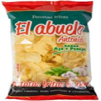 PATATAS SABOR AJO/PEREJIL 150 GRS C/ 9 UND