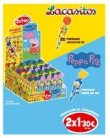 LOTE PARAGUAS LACASITOS Y PEPPA PIG 60U 2x1,30EUR