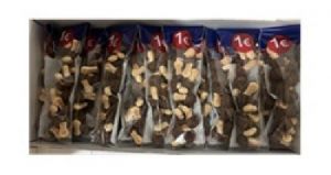 BOLSA SETAS CHOCOLATE NEGRO 50G 1EUR