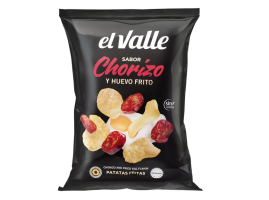 PATATAS SABOR CHORIZO/HUEVO 120 GRS